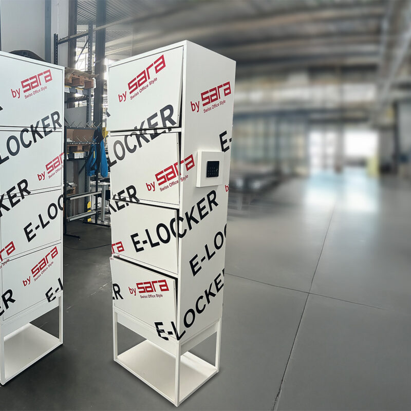 Sara Spa from Tenero presents its new smart locker system.
